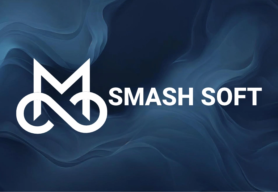 Logo SmashSoft como fundo do elemento visual
